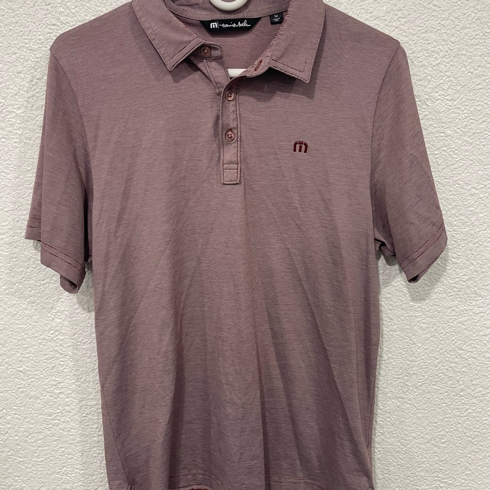TravisMathew Mauve Polo Shirt